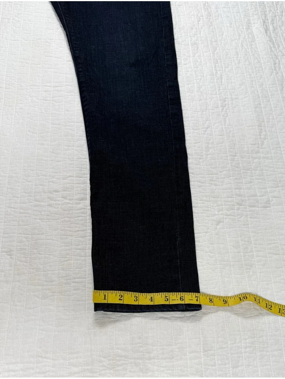 Mott & Bow Men’s 34x32 Slim Jeans Dark Wash Stretch Denim Premium Blue Cotton